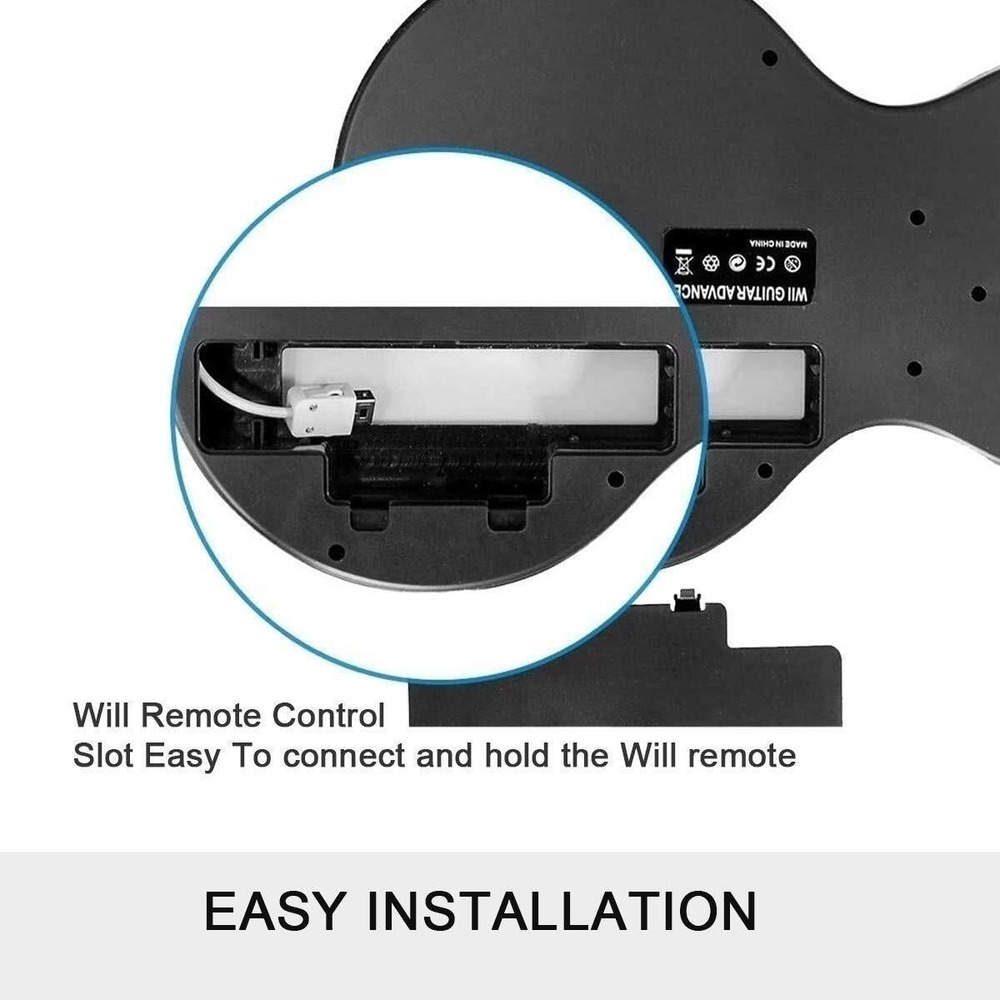 Gametime Buddies Wireless Guitar for Nintendo Wii Games Guitar Hero & Rock Band - Picture 8 of 11
